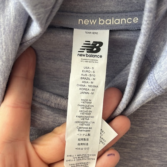 New balance running hooded long sleeve (lavender) - Picture 5 of 5